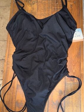 Black Swimsuit - Classic Solid